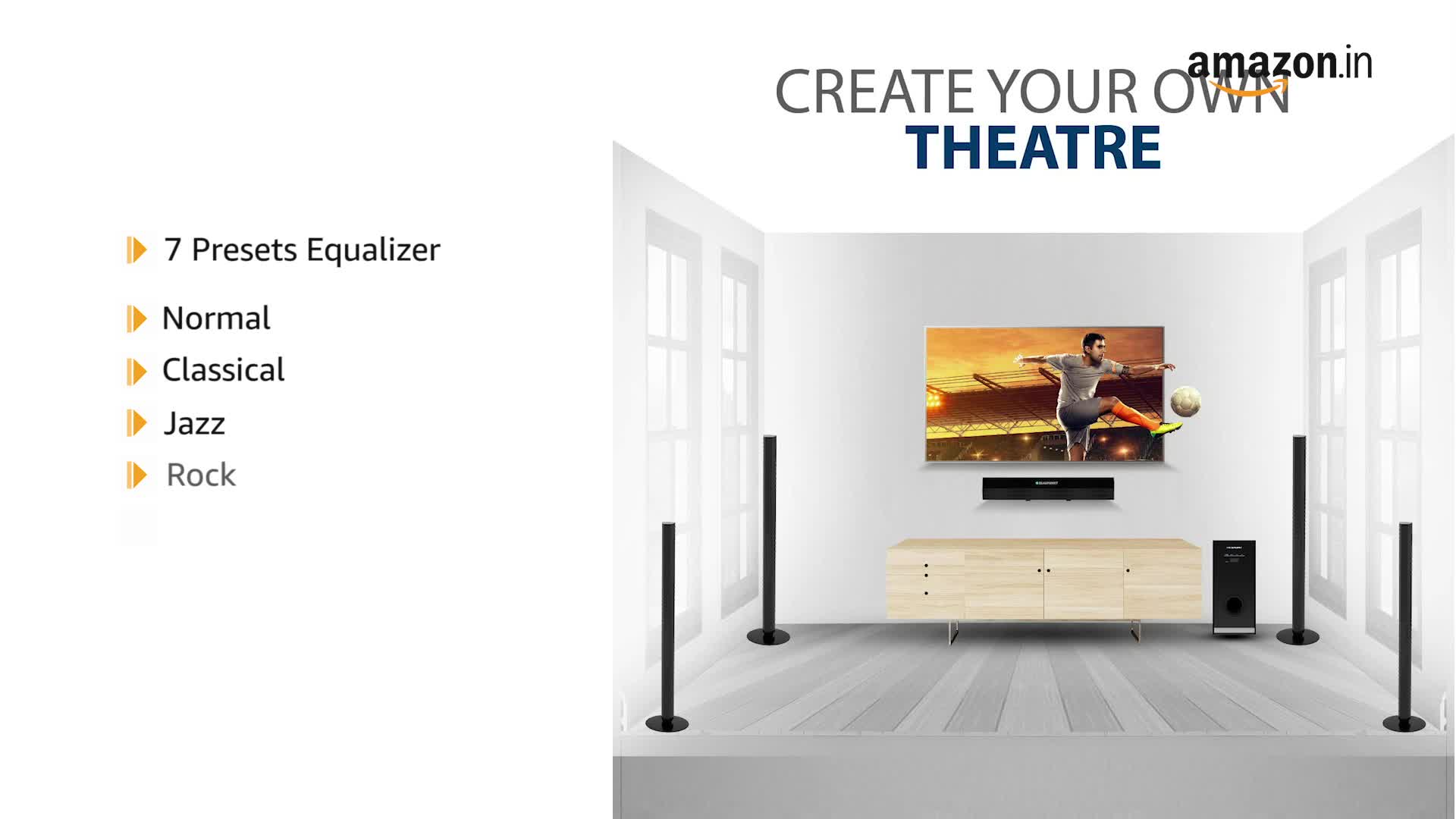 Blaupunkt SBW500 5.1 Channel Soundbar 