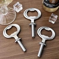 4 Stück Flaschenöffner Rohling Edelstahl Bieröffner für Kneipe Outdoor – Ansicht 3