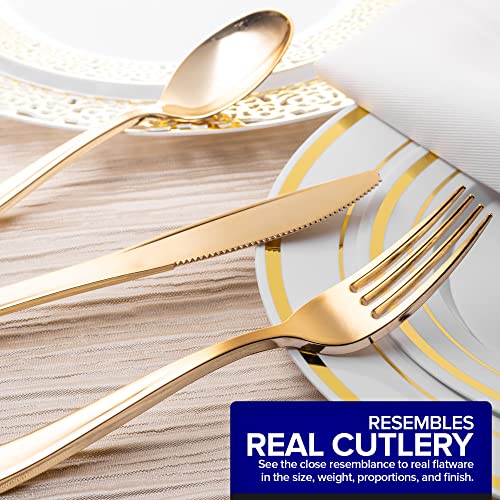 75 Pieces Heavy Duty (Silver) Plastic Silverware Set, Disposable Cutlery Set, Great for Parties, Weddings, and Catering, Flatware Utensils Included: 25 Forks, 25 Spoons, 25 Knives, Stock Your Home by Stock Your Home - Image 4