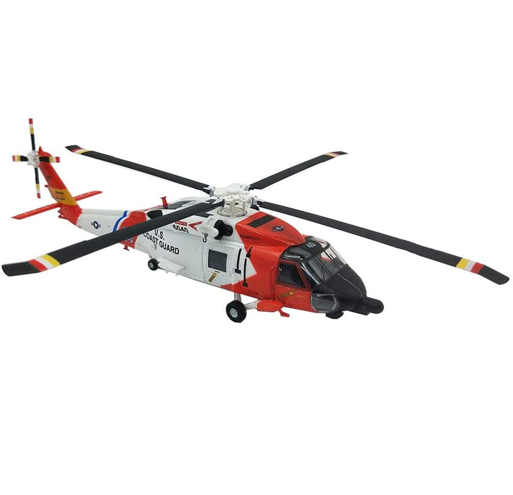 Military Fighter Alloy Die Cast Model, 1/72 Scale USA HH-60J Helicopter Model, Adult Toys And Decorations, 10.7Inch X 8.9Inch