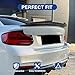 BDBO Rear Spoiler for BMW 2 Series M2 F87 F22 F23 M235i M240i 218i 220i 228i 2014-2021 Coupe Trunk Spoiler Wing Trunk Tail Rear Trunk Lid 2D,Carbon Fiber Style Performance - PSM Style