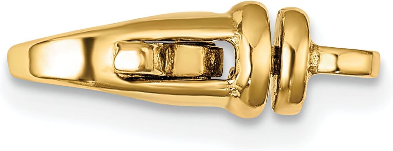 14K Gold Swivel Lobster Clasp 13.4mm