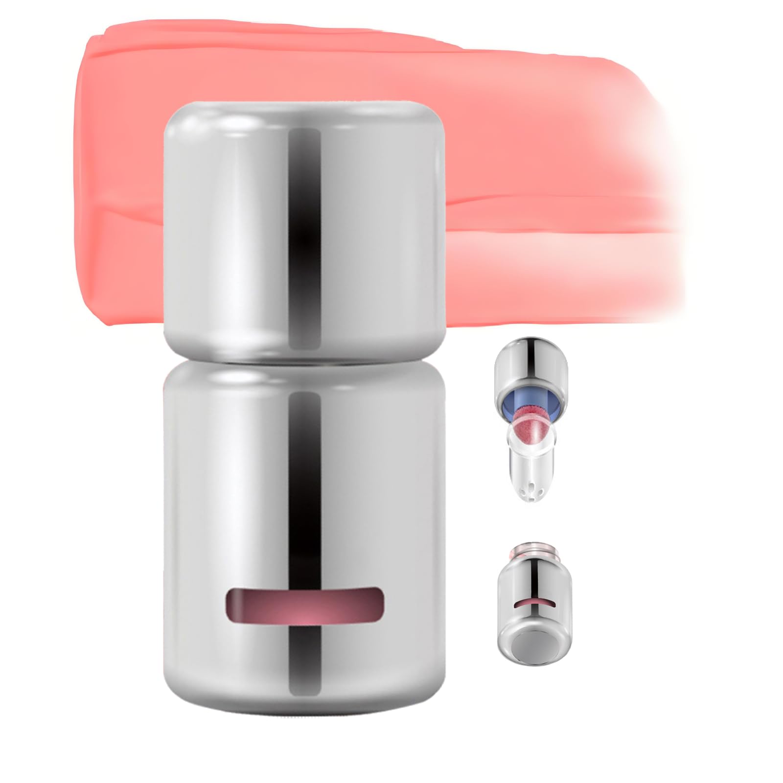 AZTK Liquid Blush, AZTK Jelly Color Liquid Blush, AZTK Flüssiges Rouge mit Schwammkopf, Weiches flüssiges Rouge für Wangen, Natürliches Mattes Blush flüssig Rouge-Make-up (JC06, 5ml)