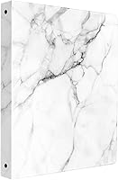 Vista 1 de WAVEYU Carpeta de 3 anillos de 1 pulgada, carpeta de bonito diseño, suministros de oficina, patrón personalizado de moda para mujeres, hombres