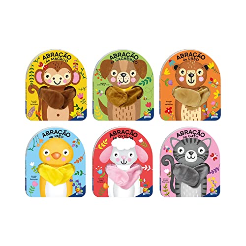 Kit Abração com 6 Animais Dedoches