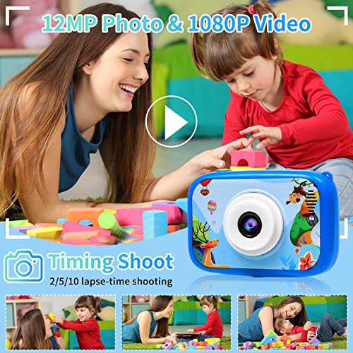 YINGOOT Câmera Infantil - Câmera de 40 Mp para Crianças com Tela Grande de 2,4