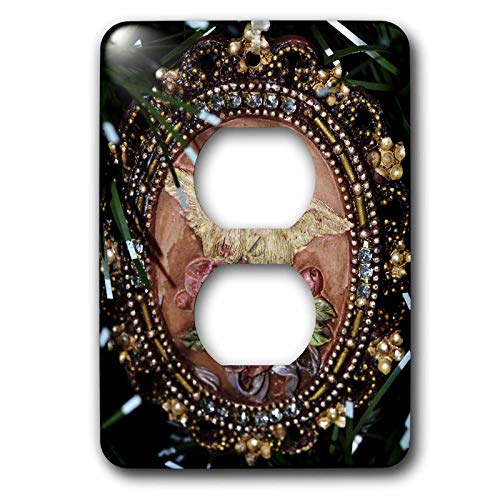 Couvercle de prise Victorian 3dRose lsp_36971_6 pour un salon retro chic
