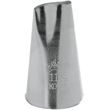 Nickel Plated Steel Cake Decorating Large Rose Tube by Ateco