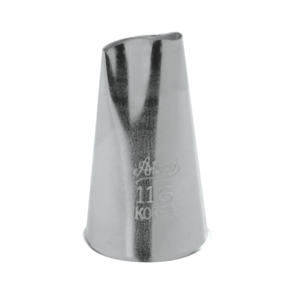 Nickel Plated Steel Cake Decorating Large Rose Tube by Ateco