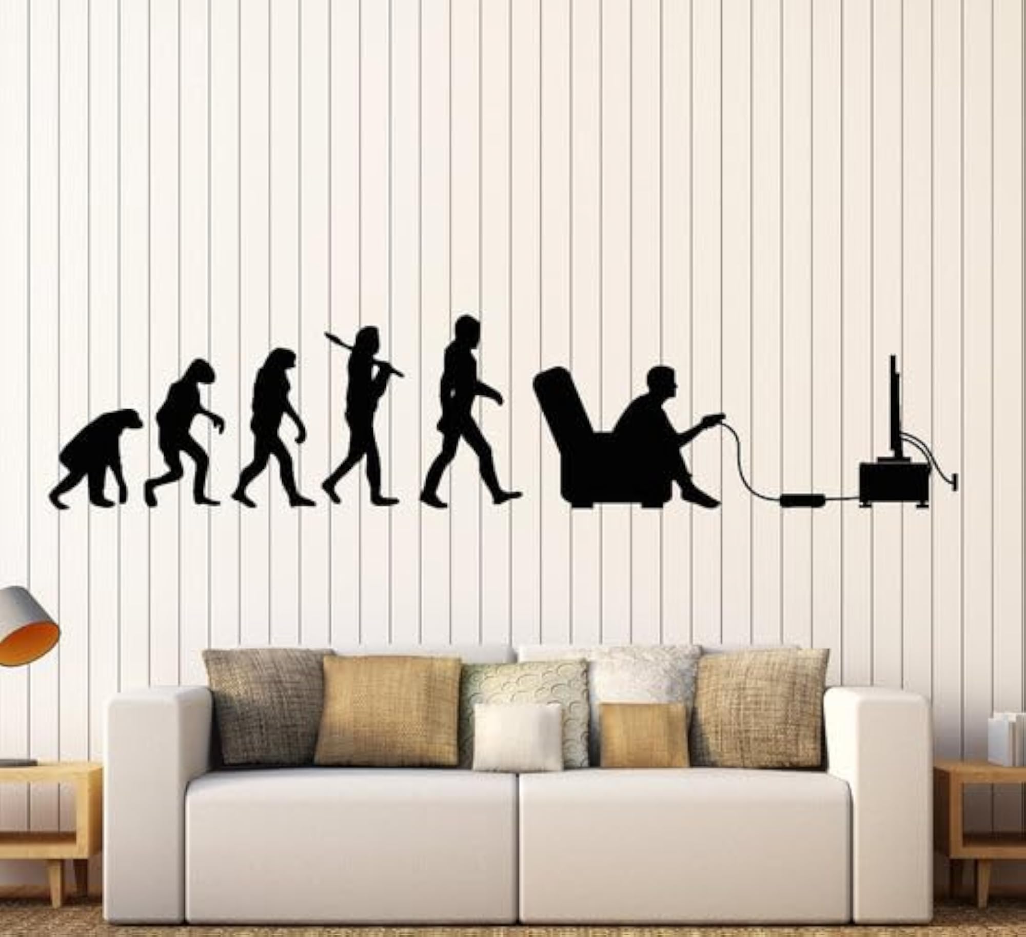 Evolution Video Game Kids Vinyl Wall Art Decal