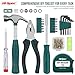 Hi-Spec Small Tool Kit Compact Set for Home and Office DIY, 25-Piece Green Mini Tool Box for Basic Household Repairs, Starter Toolkit in a Portable Toolbox Case.