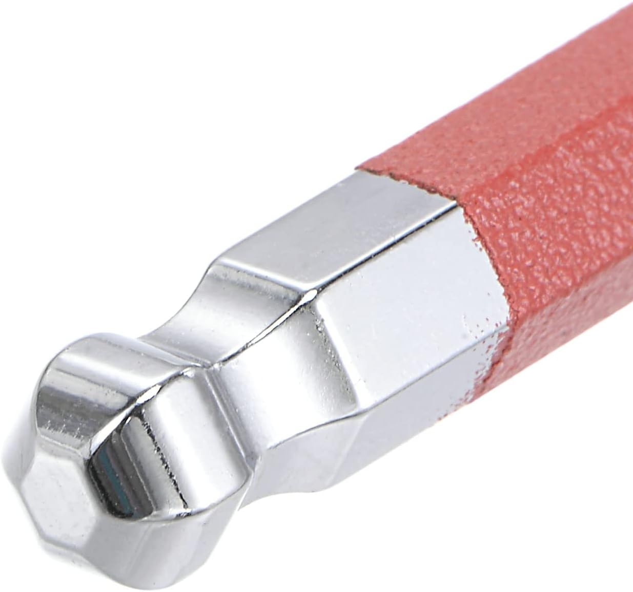 uxcell 6mm Ball End Hex Key Wrench, L Shaped Long Arm S2 Steel Repairing Tool