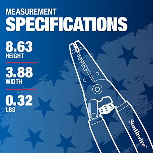 Southwire - 64807940 Tools & Equipment S1020Sol-Us 10-20 Awg Sol & 12-22 Awg Str Compact Handles Wire Stripper/Cutter 10-20 Sol & 12-22 Str Stripper/Cutter #TOP7