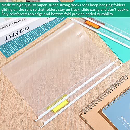 Estune 30 Sets Clear Hanging File Folders Plastic Assorted Colors File Folder Tabs And Inserts Hanging Folders For Filing Cabinet File Cabinet Dividers And File Labels For Organize Files Office School #TOP4