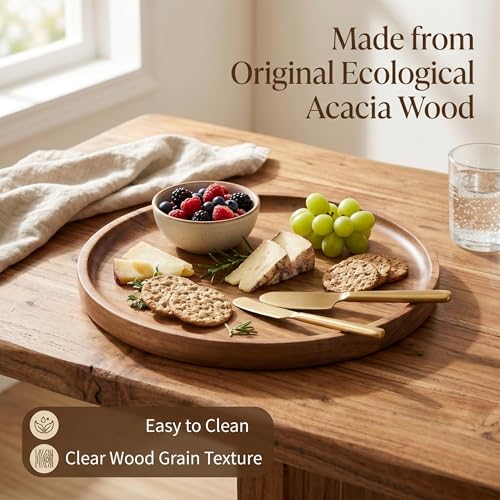 Centro de mesa rústico de madera natural para cenas y decoración de salones 6
