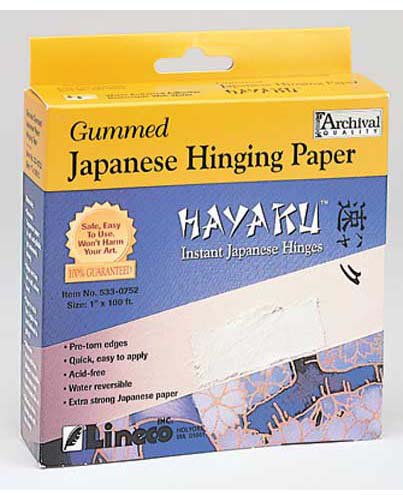 Lineco Hayaku Japanese Hinging Tape 1 in. x 100 ft.
