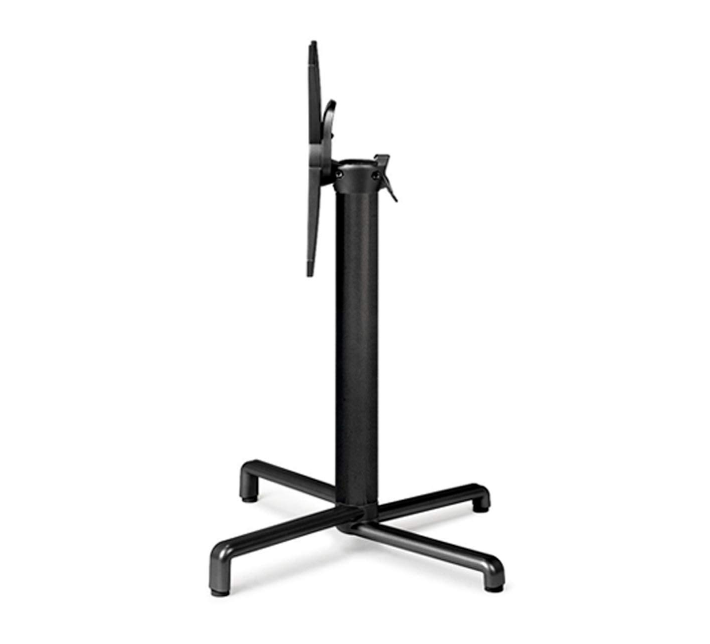 Dublino Premium Tischgestell PJ7087 – Höhe 73 Cm, Bodenplatte 40x40 Cm, Max. 70x70 Cm Tischplatte, 15 Kg, Schwarz Pulverbeschichtet