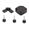 CNC All Metal Right Angle Ruler 1515 Profile Installation Helper Tool for VORON 0.1 0.2 Salad Fork 3D Printers Parts
