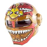 5. Unser Helm ist nicht nur eine Garantie für Ihre Reitsicherheit im Freien, sondern auch ein sehr cooler Winkel-Stütze für Halloween-Fancy-Kleidpartys, Weihnachten, Ostern, Clubpartys und Geburtstagsfeiern