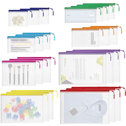 Yopcdj 25Pcs Mesh Zipper Pouch For Organization And Storage,Clear Pvc Travel Zipper Bags,Multipurpose Storage Bags Suitable thumb #6