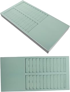 Amosfun 2 Pack Time Card Holder 24 Slot Attendance Card Moun