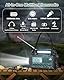 Roxicosly Kurbelradio, Notfallradio mit 12000 mAh Power Bank, AM/FM/SW Baustellenradio, Kurbel & 5-Wege Solar Radio mit Weltempfänger, Als Taschenlampe & Ladegerät, für Outdoor, Camping, Baustellet