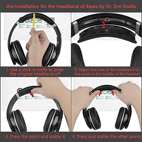 image for Geekria Headband Pad Replacement for Beats by Dr. Dre Studio (1st Gen)