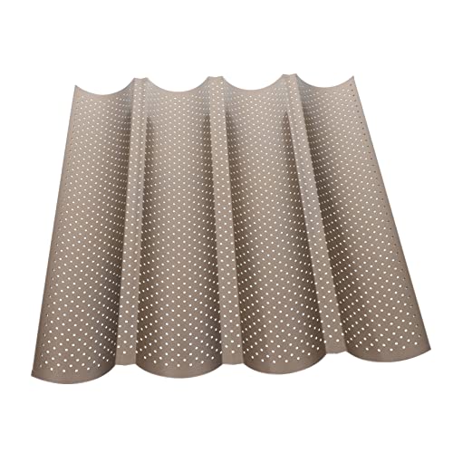 LIGIGWASH Molde Para Hornear Pan Frances Bandeja De Cocina De Ranuras Con Orificios Uniformes Para Uso Doméstico Profesional