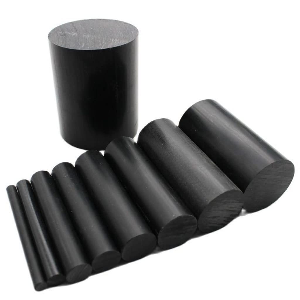 CKSEKD Black Plastic Bar, Diameter 8 10 12 15 20 25 30 35 40 45 50 55 65 80 90 95 100mm Length 100MM PVC Round Rod, Engineering Tools, 1pcs (Size : 80x100mm 1pc)