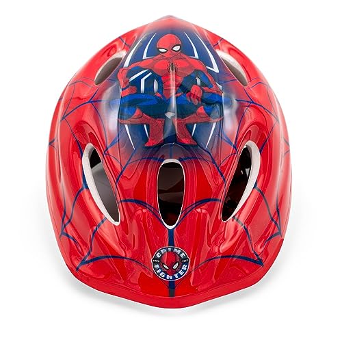 Casco infantil Spiderman multicolor para bicicleta de niño de 52 a 56 cm 2
