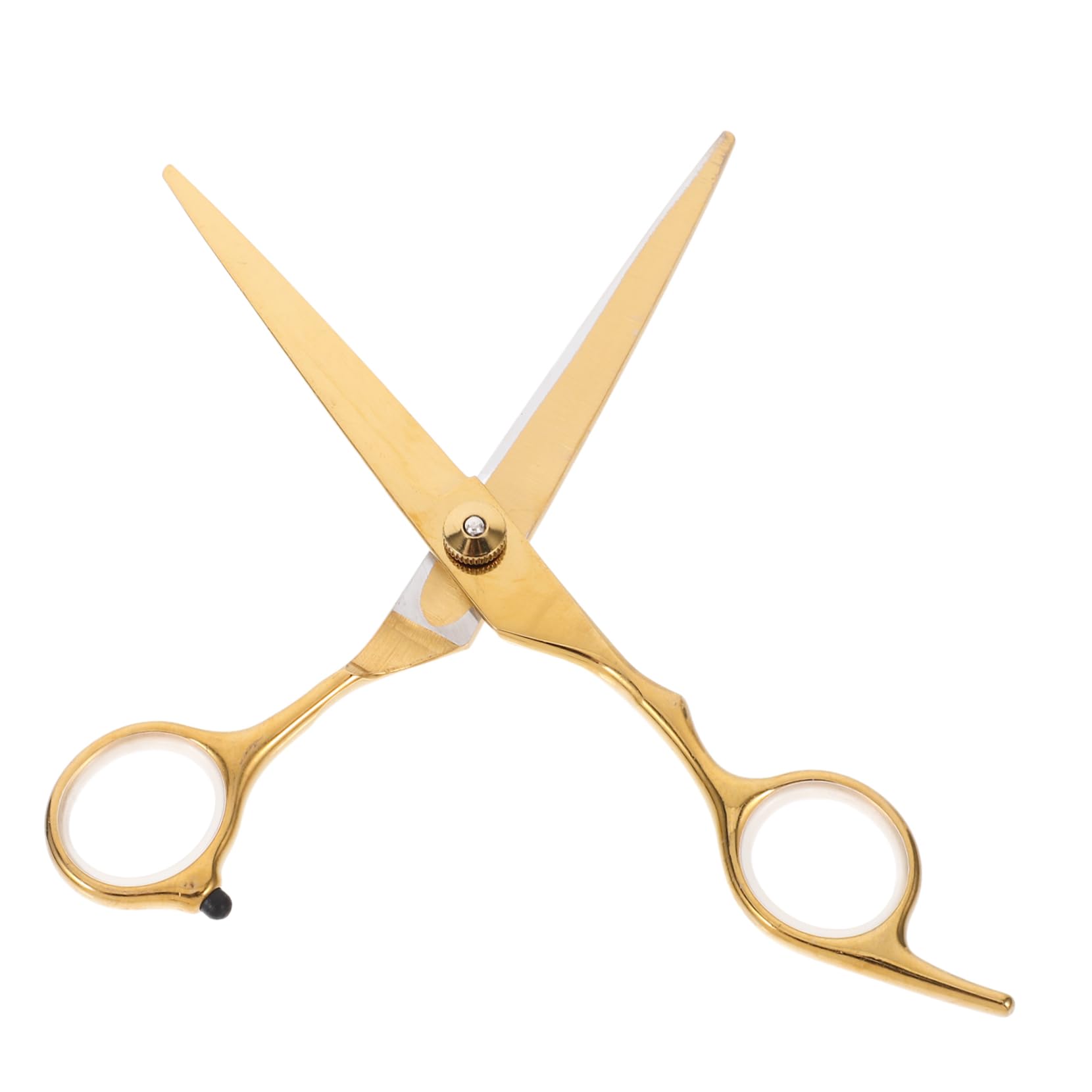 BESTYASH 1Pc Creative Golden Hair Trimming Scissors Professional Flat Haircut Tool for Salon and Home Use Ergonomic Design Durable Stainless Steel for Hair Styling and Grooming