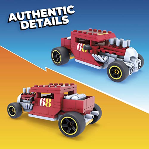 Mattel Mega Construx Hot Wheels, Carro Deco - APENAS 1 (UMA) UNIDADE - NÃO É POSSÍVEL ESCOLHER, Mult