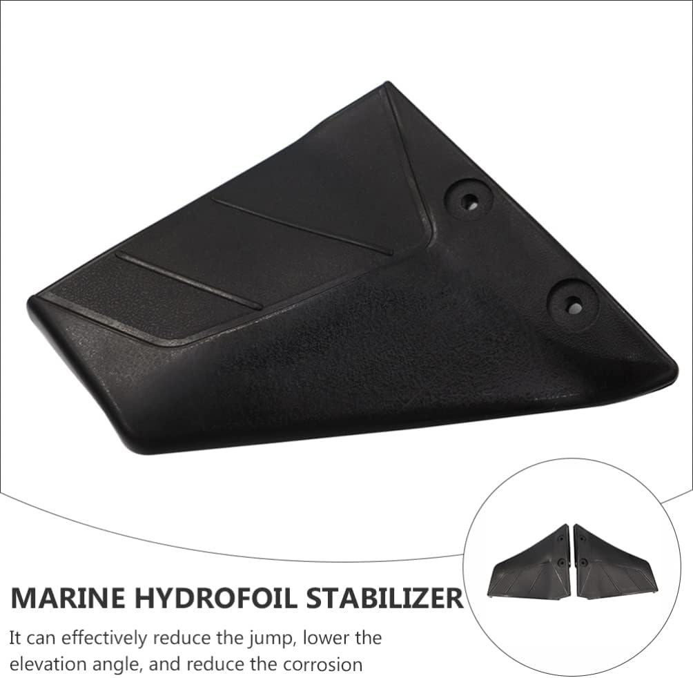 FAVOMOTO Boat Hydrofoil Stabilizer Set Outboard Motor Marine Accessory 4-50hp Easy Operation