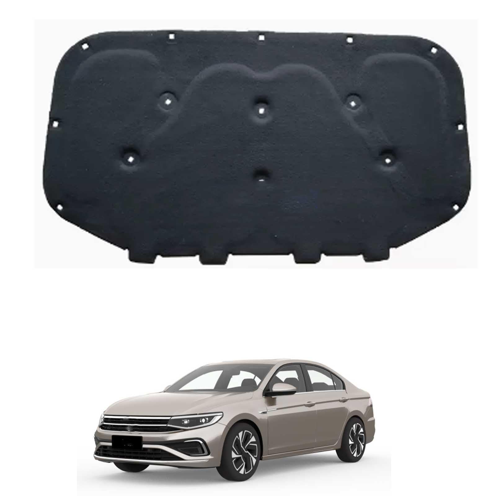 Papep Normal Heat Shield & Soundproof Cotton For Volkswagen Bora 2016-2025, Bonnet Engine Insulation Mat, Noise Reduction Thermal Liner Cover For Car Hood