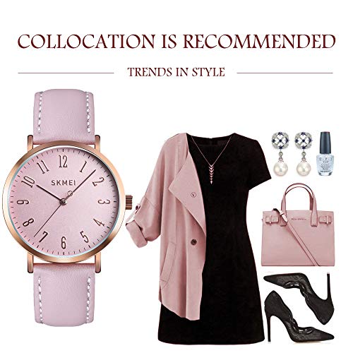 Skmei Women's Watches Ladies Quartz Watch Waterproof Wrist Watch Resin Fashion Casual Wristwatch For Girls #TOP6