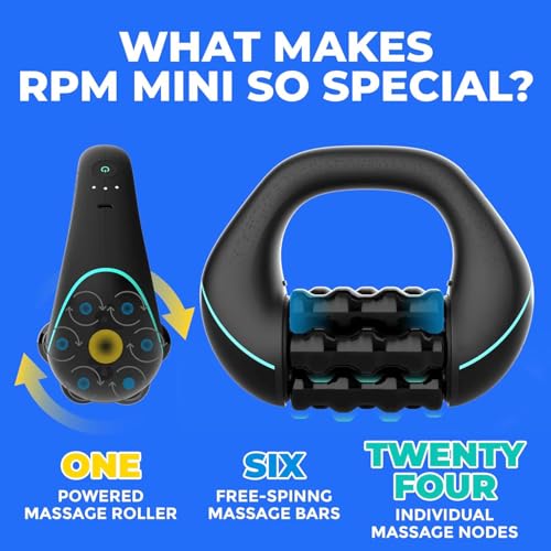Image of Fulminare Rolling Percussive Massager, Percussive Therapy, Deep Tissue and Muscle Recovery, Body Massager for Pain Relief Percussion Massage Powerful 3-Speed Spin Full Body Relief, Neck, Shoulder, Back, Foot (King)