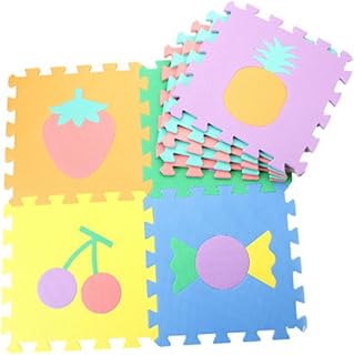 KONTONTY 10 Peças Tapete De Chão Para Almofadas De Brincar De Bebê Para Bebês Tapete De Chão De Bebê Tapetes De Chão De Bebê Tapete De Brincar Infantil Tapetes De Bebê Almofada De Chão