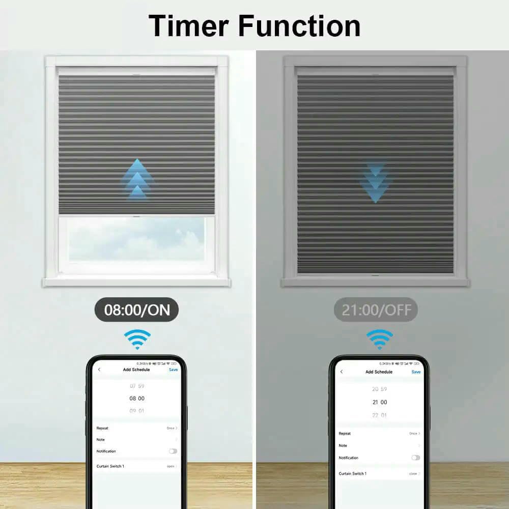 JXQXHCFS Tuya Smart Life WiFi Curtains Blinds Switch Roller Shutters Motor Switch Backlight Style Compatible with Google Home Alexa Voice Control-Style 2 White