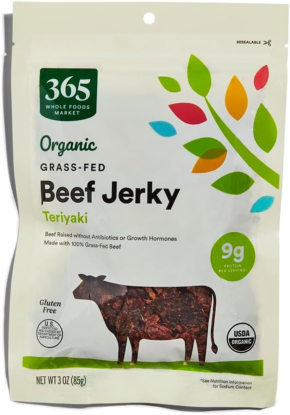 365 by Whole Foods Market, Organic Teriyaki Beef Jerky, 3 Ounce