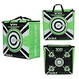 SPG Archery Target Bag - Portable Target Bag for Archery with Carry Handles Weatherproof Archery Target Replacement Bag for Backyard Outdoor Hunting Shooting Practice (Green)