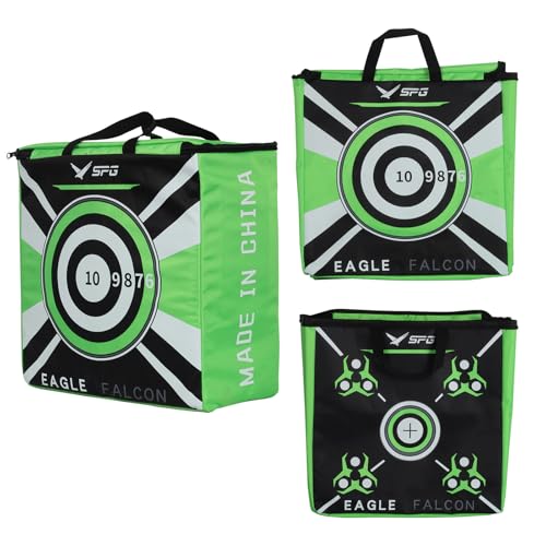 SPG Archery Target Bag - Portable Target Bag for Archery with Carry Handles Weatherproof Archery Target Replacement Bag for Backyard Outdoor Hunting Shooting Practice (Green)