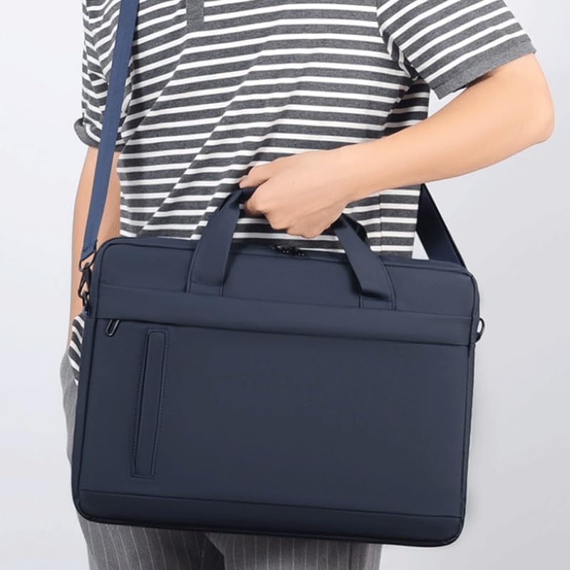 Men's Single Shoulder Hand Held Multi Functional Computer Bag for Business Commuting Travel Briefcase