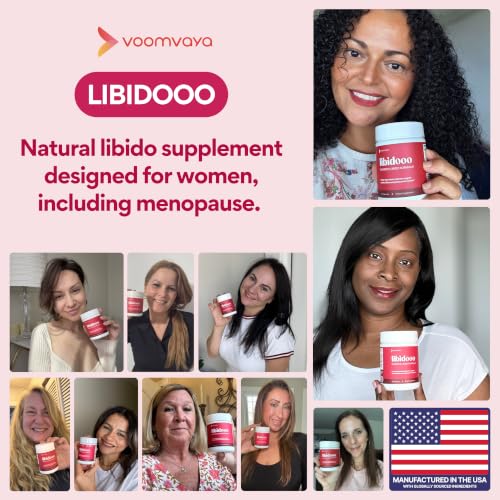 Image of VoomVaya Libidooo - Libido Support for Women - Womens Libido Support & Female Libido Supplement for Mood, Energy & Confidence - 3rd Party Tested - 60 Capsules