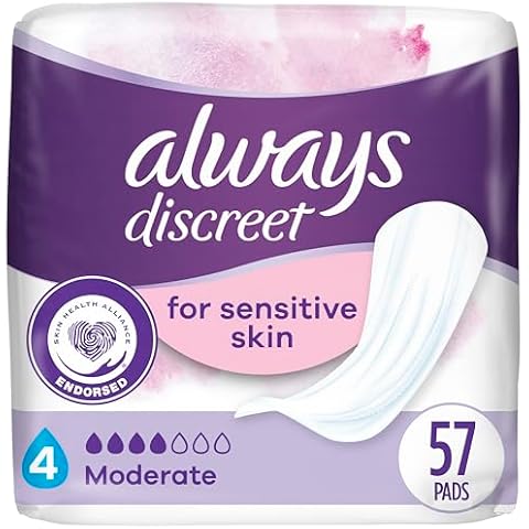 Always Discreet Moderate Absorbency Pads Cover