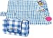 Produktbild PEARL Picknikdecke: Fleece-Picknick-Decke mit wasserabweisender Unterseite, 200 x 175 cm (Picknickdecke isoliert, Picknickdecke mit Isolierung, gepolstert wasserdicht)