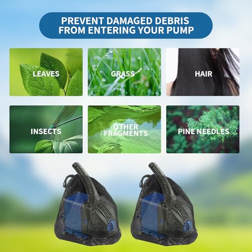 2 Pack Bolsa Negra para Bomba 13"x13" Nylon miniatura 3