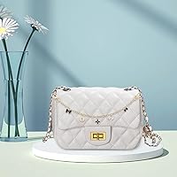 Vista 5 de WADORN 2 extensores de correa de cadena para bolso, 12.7 pulgadas, extensor de cadena para bolsa de hombro, con forma de lazo, reemplazo de cadena