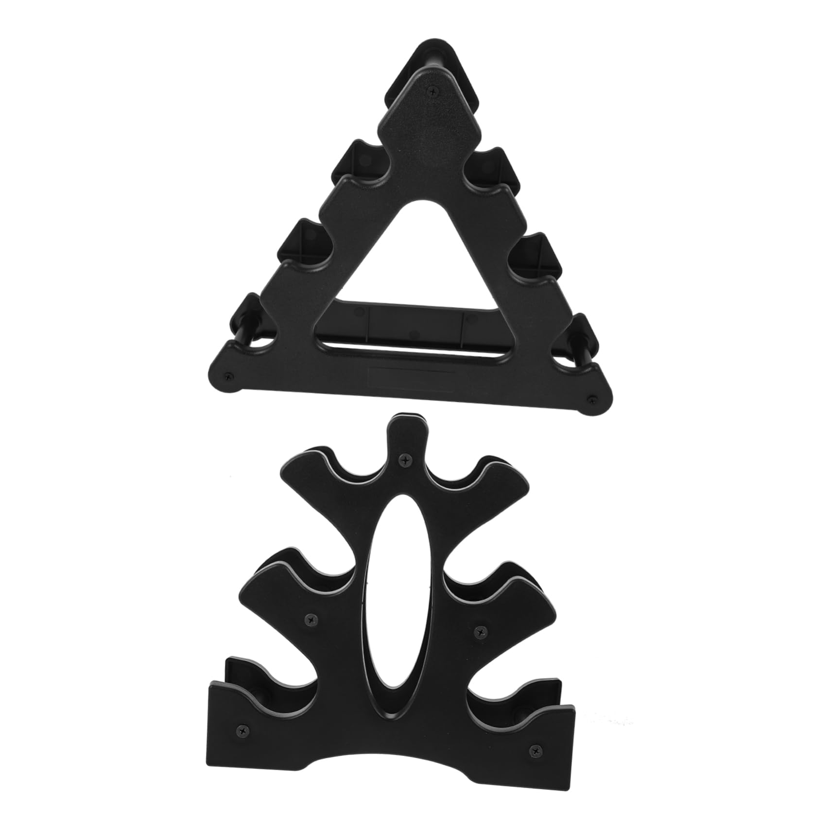 VANZACK 2Pcs Dumbbell Saddle Rack Multi Layer Vertical Stand for Home Gym Compact Weight Holder Stable Design for Up to Space Saving Dumbbell Support