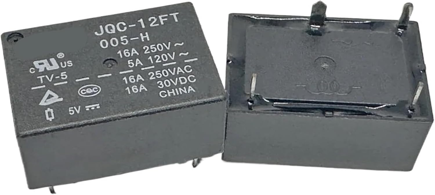 JQC-12FT 012-H ; 005-H(7520-1A-12V/5V-16A) Relay 4 pins(JQC-12FT 005-H 5V)