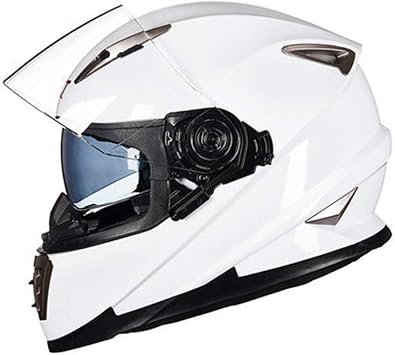 caschi Cruiser Casco integrale Motocrycle autunno-inverno pieno facciale  che corre casco caldo in ABS doppia lente moto caschi con visiera PC :  Amazon.it: Auto e Moto